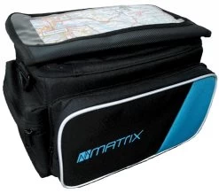 Matrix Lenkertasche 8 Liter Schwarz Blau