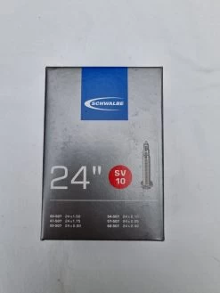 Schwalbe Fahrradschlauch SV Ventil Nr. 10 24" 40 Mm 40/62-507