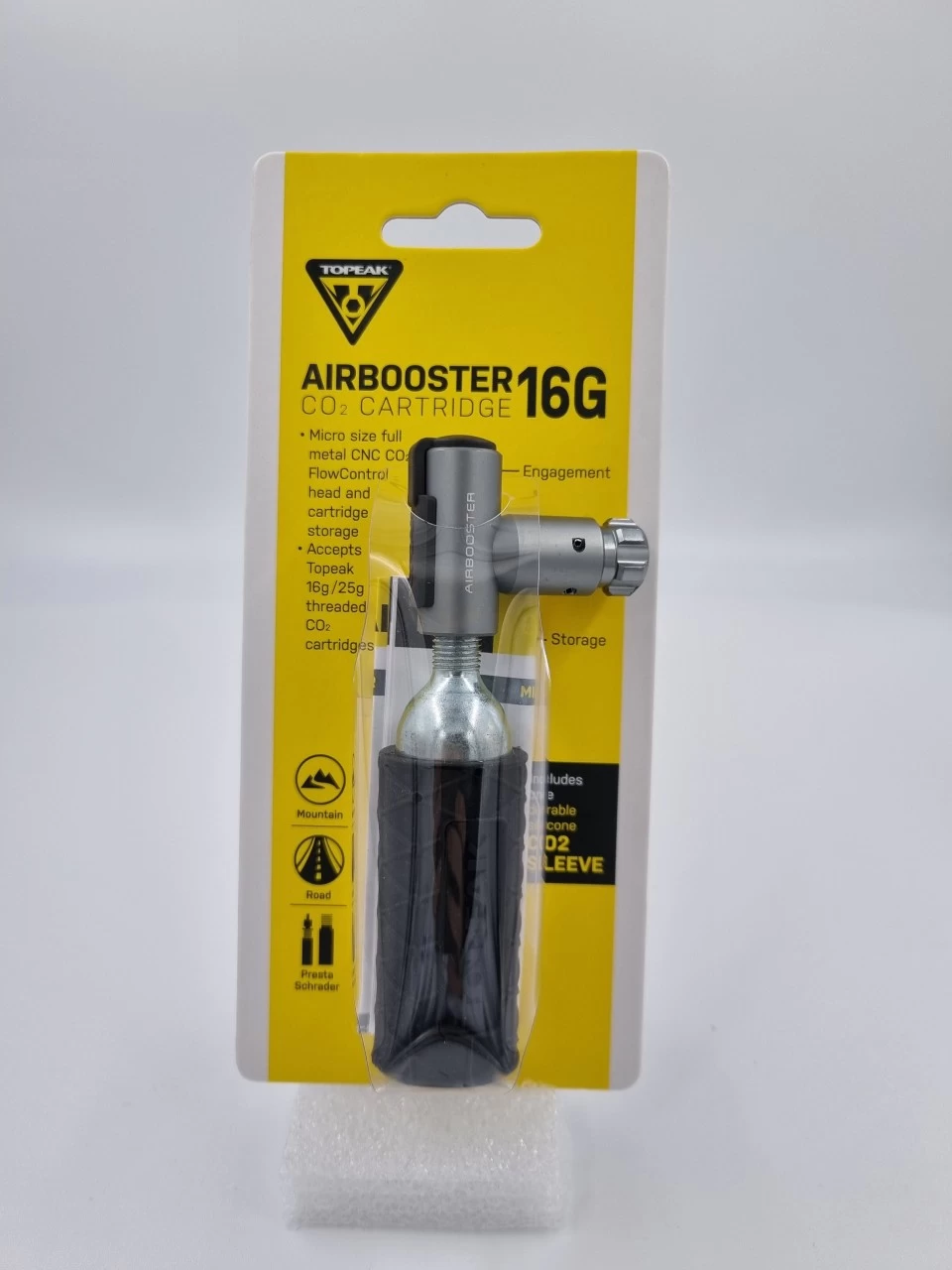 Topeak Airbooster CO2 Cartridge 16 G CO2-Kit 1 Topeak Airbooster CO2 Cartridge 16 G CO2-Kit