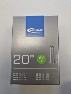 Schwalbe Fahrradschlauch AV Ventil Nr. 7 20" 40 Mm 40/62-406