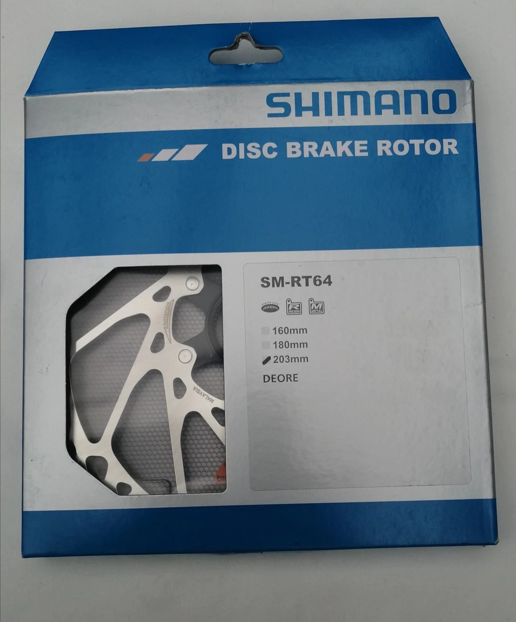 Shimano Bremsscheibe Deore SMRT64 Center Lock 203 Mm 1 Shimano Bremsscheibe Deore SMRT64 Center Lock 203 Mm