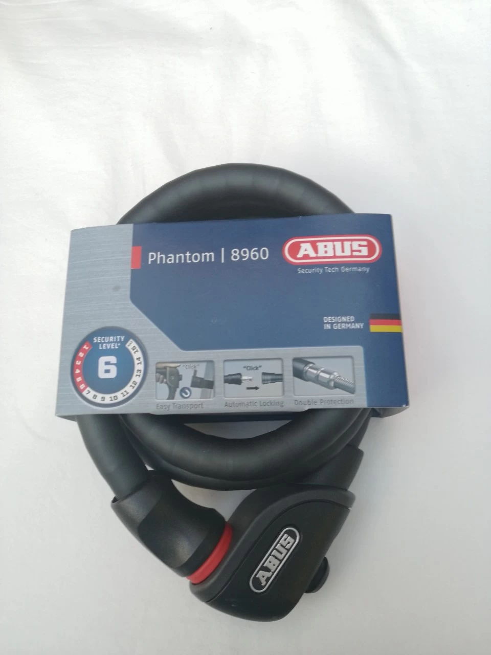 Abus Panzerkabelschloss Phantom 8960 17mm/85cm A 1 Abus Panzerkabelschloss Phantom 8960 17mm/85cm A