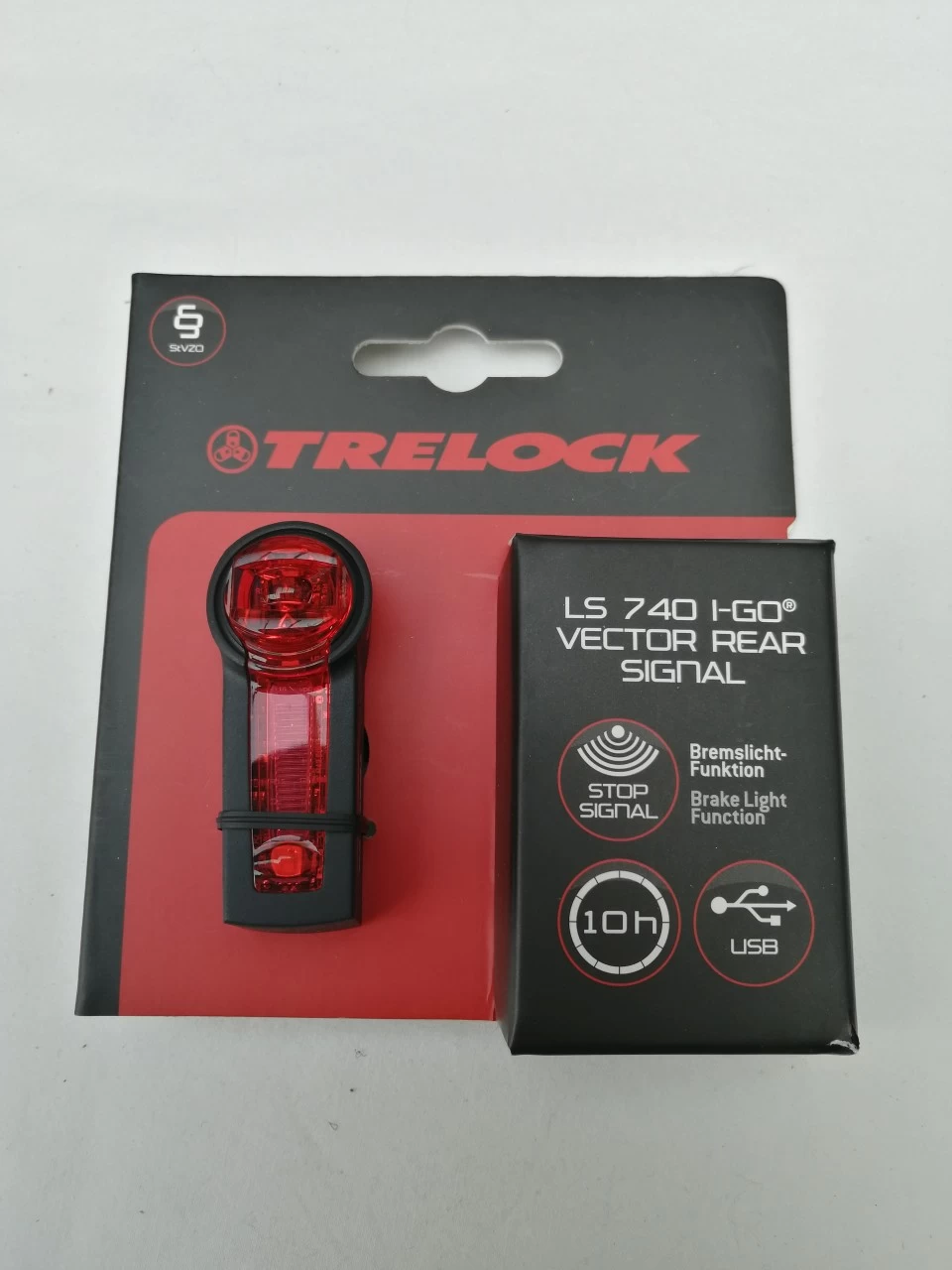 Trelock LED Akkurücklicht LS 740 I-Go Vector Rear Signal 1 Trelock LED Akkurücklicht LS 740 I-Go Vector Rear Signal