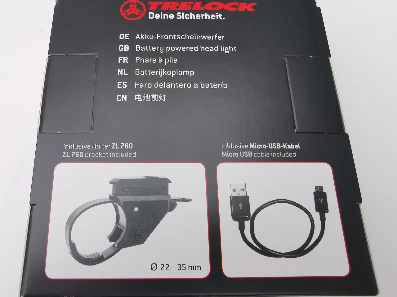 Trelock LS 660 I-GO Vision Lite LED Frontleuchte 80 LUX Fahrradbeleuchtung 2 Trelock LS 660 I-GO Vision Lite LED Frontleuchte 80 LUX Fahrradbeleuchtung – Bild 2