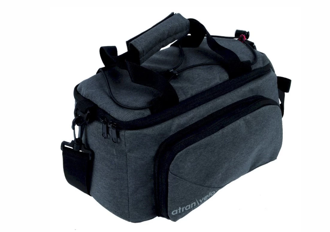 Atran Velo Gepäckträgertasche ZAP Top Bag Grau 10,5 Liter 1 Atran Velo Gepäckträgertasche ZAP Top Bag Grau 10,5 Liter