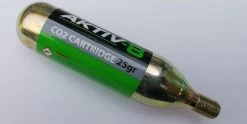 1x CO2 PATRONE KARTUSCHE 25GR MIT GEWINDE AKTIV-8