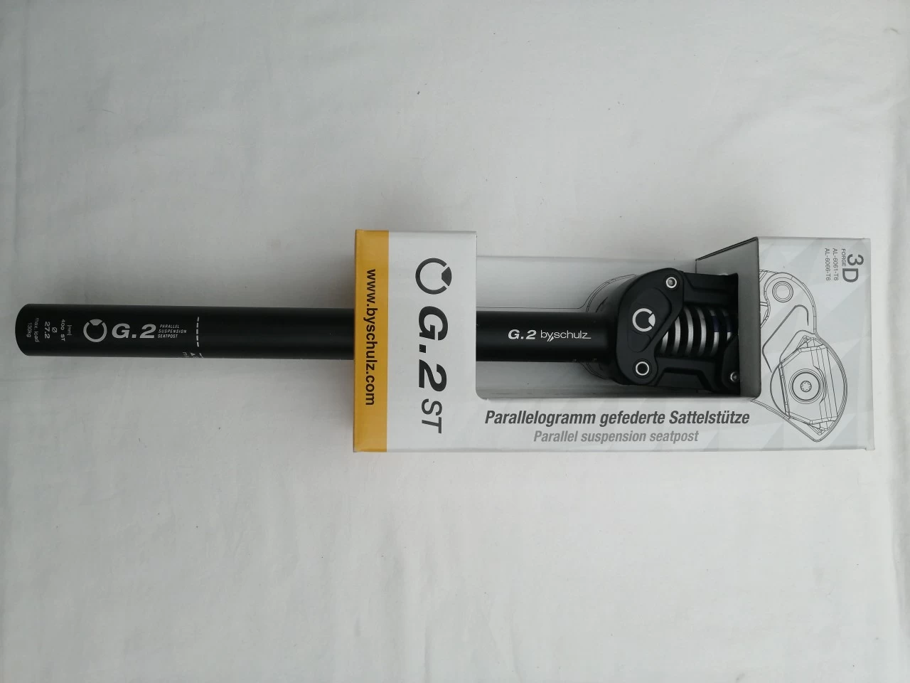 By.Schulz G.2 ST 27,2mm / 400 Mm Federsattelstütze Parallelogramm 2 By.Schulz G.2 ST 27,2mm / 400 Mm Federsattelstütze Parallelogramm – Bild 2