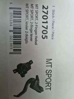 Magura MT SPORT, 2-Finger Carbotecture®-Hebel, Li/re Verwendbar, 2.200 Mm Leitungslänge, Einzelbrems -Bestes Fahrradteile Geschäft mt sport 1280x1280