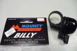 Mounty / Fahrradklingel / Billy / Schwarz / Mit Oversize Klemmung