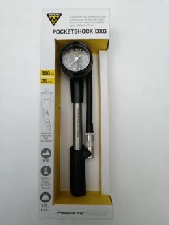 Topeak Pocket Shock DXG Dämpferpumpe Mit Manometer